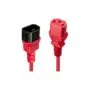 LINDY IEC-Netzverlängerung C14 - C13 rot 2m