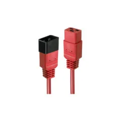 LINDY IEC-Netzverlängerung C19 auf C20 rot 1m extern bulk