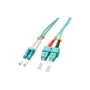 LINDY LWL-Duplexkabel LC SC OM3 2m 50 125æm Multimode