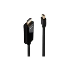 LINDY Mini-DisplayPort an HDMI Kabel 4K30 (DP: passiv) 2m