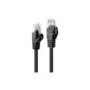 LINDY Patchkabel Cat6 U UTP Basic schwarz 1.00m