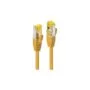 LINDY Patchkabel Cat6A RJ45 S FTP Cat7 LSZH Kabel gelb 1m
