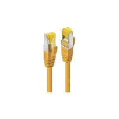 LINDY Patchkabel Cat6A RJ45 S FTP Cat7 LSZH Kabel gelb 3m