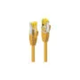 LINDY Patchkabel Cat6A RJ45 S FTP Cat7 LSZH Kabel gelb 3m