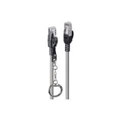 LINDY Patchkabel Cat.6A S FTP grau 3m verriegelbar