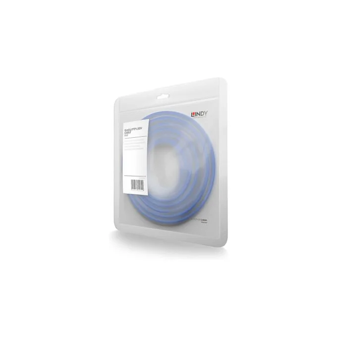 LINDY Patchkabel Cat6A S FTP LSZH Cat7 Rohkabel blau 0.50m — image 2