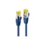 LINDY Patchkabel Cat6A S FTP LSZH Cat7 Rohkabel blau 1.00m