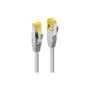 LINDY Patchkabel Cat6A S FTP LSZH Cat7 Rohkabel grau 0.50m