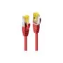 LINDY Patchkabel Cat6A S FTP LSZH Cat7 Rohkabel rot 0.30m