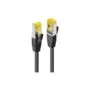 LINDY Patchkabel Cat6A S FTP LSZH Cat7 Rohkabel schw. 0.50m