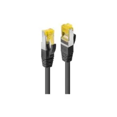 LINDY Patchkabel Cat6A S FTP LSZH Cat7 Rohkabel schw. 1.00m