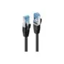LINDY Patchkabel Cat6A S FTP PIMF LSZH schwarz 0.50m