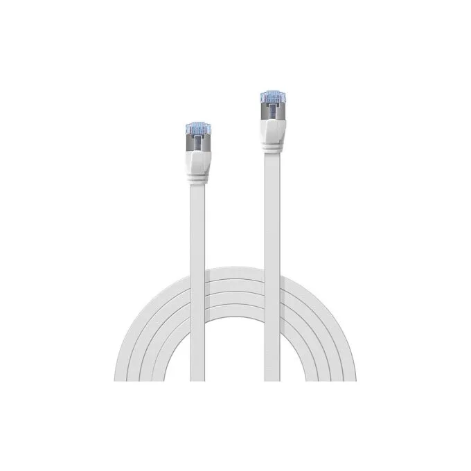 LINDY Patchkabel Cat6A U FTP Flachband weiß 2.00m — image 3