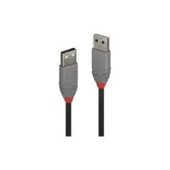 LINDY USB 2.0 Kabel Typ A A Anthra Line M M 3m