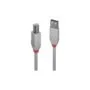 LINDY USB 2.0 Kabel Typ A B Anthra Line M M 1m
