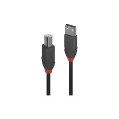 LINDY USB 2.0 Kabel Typ A B Anthra Line M M 2m