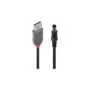 LINDY USB 2.0 Typ A an DC 5.5 2.5mm St Adapterkabel 1.5m