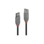 LINDY USB 2.0 Verlängerung Typ A A Anthra Line M F 0.2m