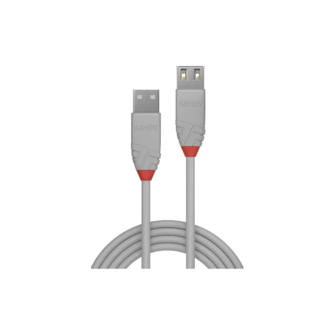 LINDY USB 2.0 Verlängerung Typ A A Anthra Line M F 2m — image 2