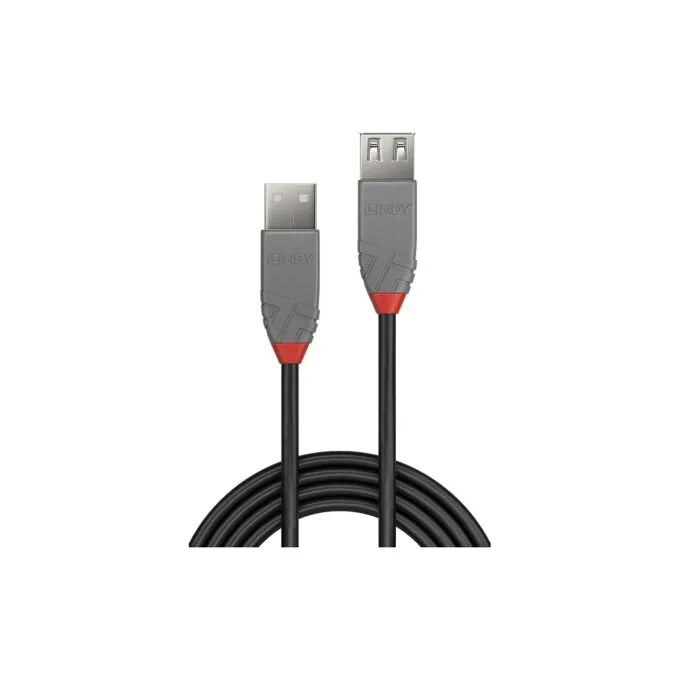 LINDY USB 2.0 Verlängerung Typ A A Anthra Line M F 5m — image 2