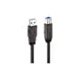 LINDY USB 3.0 Aktiv-Kabel Typ A B M M 10m