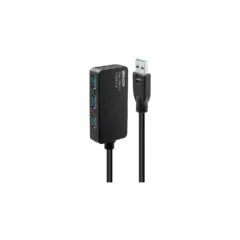 LINDY USB 3.0 Aktiv-Verlängerungs-Hub Pro 4 Port 10m