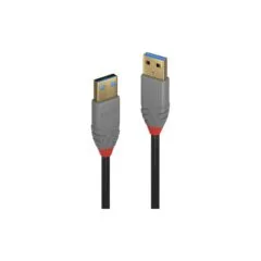 LINDY USB 3.0 Kabel Typ A A Anthra Line M M 0.5m