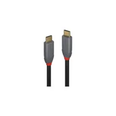 LINDY USB 3.1 Kabel Typ C C 5A PD Anthra Line M M 1.5m