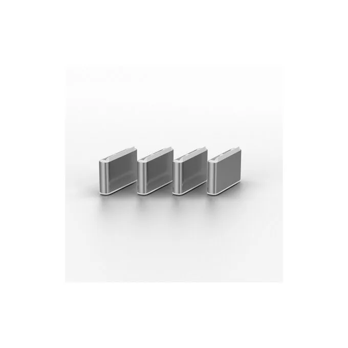 LINDY USB Typ C Portschlüssel mit 4 schlösser weiß — image 2