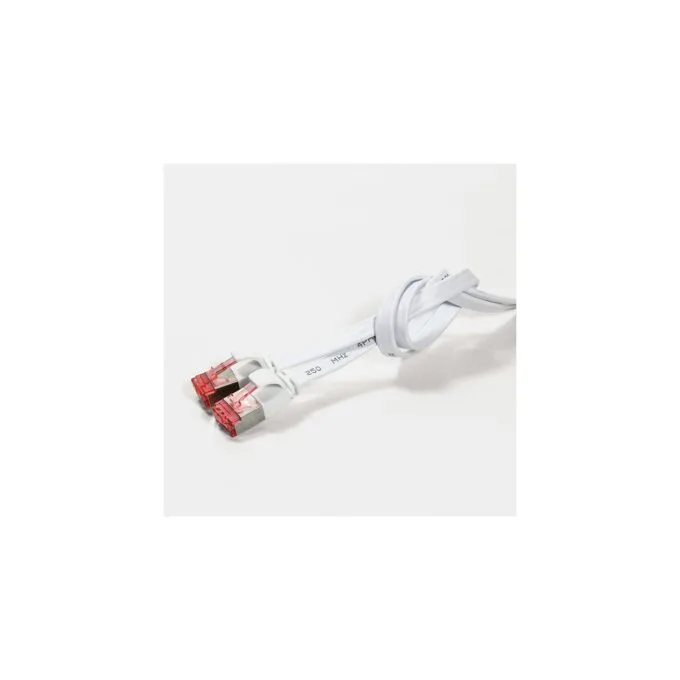 Logilink Flachpatchkabel RJ45 U FTP Cat6A 0.50m weiß — image 3