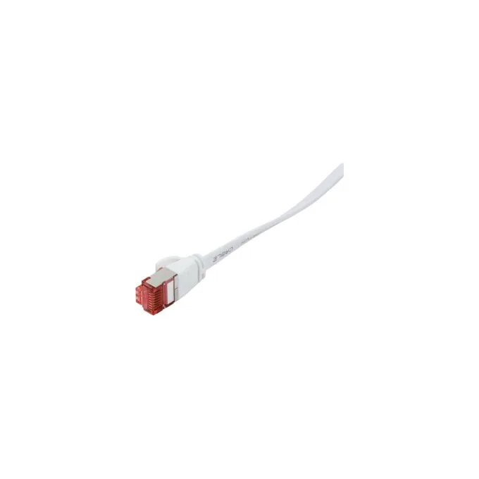 Logilink Flachpatchkabel RJ45 U FTP Cat6A 2.00m weiß — image 2