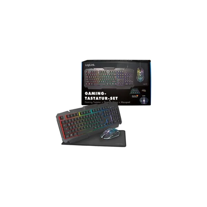Logilink Gaming-Set aus Tastatur, Maus und Mauspad — image 10