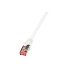 Logilink Patchkabel CAT6 S FTP AWG27 PIMF 3,00m weiß