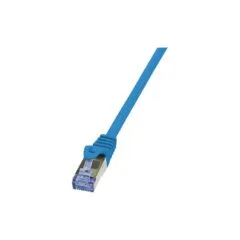 Logilink Patchkabel CAT6A S FTP AWG26 PIMF 0.50m blau