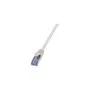 Logilink Patchkabel CAT6A S FTP AWG26 PIMF 1.00m grau