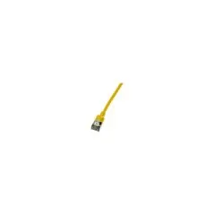 Logilink Patchkabel CAT6A U FTP TPE SlimLine gelb 0.3m