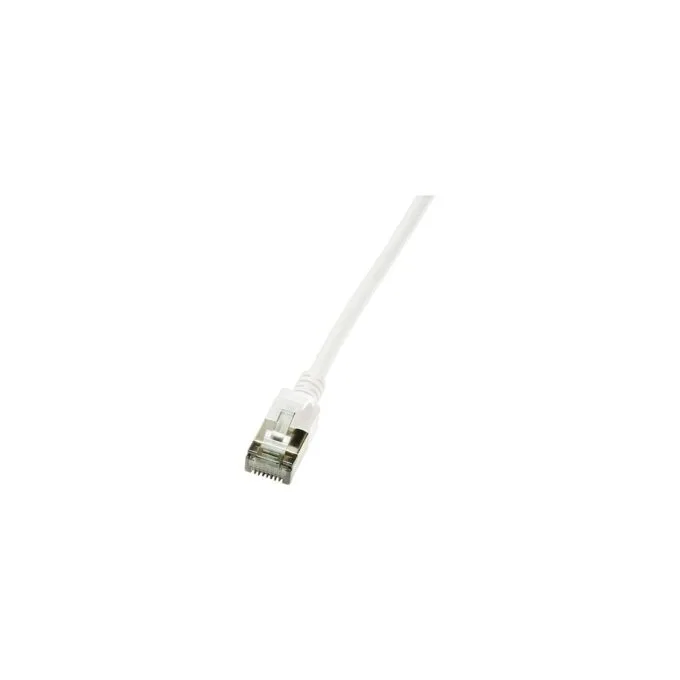 Logilink Patchkabel CAT6A U FTP TPE SlimLine weiß 0.3m — image 1