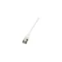 Logilink Patchkabel CAT6A U FTP TPE SlimLine weiß 0.3m