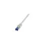 Logilink Patchkabel Ultraflex. Cat.6A. S FTP. grau. 0.5 m