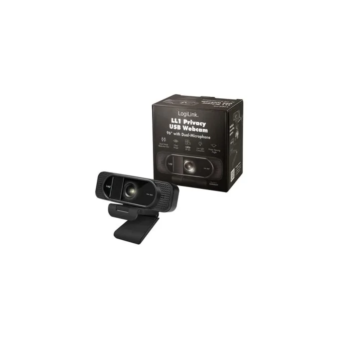 Logilink Webcam 1080p FHD Webcam + Mikrofon Privacy 96° — image 10