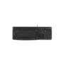 Logitech K120 Keyboard Greek QWERTY Full-Size black