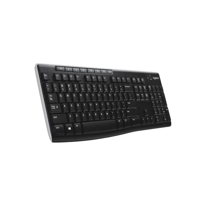 Logitech Wireless Keyboard K270. Schwarz. Kabellos via USB-Empfänger. Schweiz — image 1