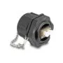 LWL Einbaubuchse LC Duplex zu LC Duplex mit Verschlusskappe Multimode IP68 staub- und wasserdicht