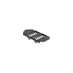 LWL Halterung für Bodentank 12 Port für SC Simplex LC Duplex Kupplungen schwarz