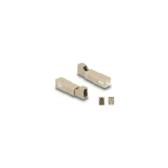 LWL Hybrid Kupplung SC Simplex Stecker zu LC Simplex Buchse beige