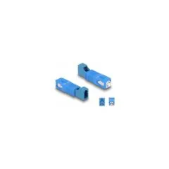 LWL Hybrid Kupplung SC Simplex Stecker zu LC Simplex Buchse blau