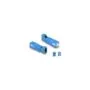 LWL Hybrid Kupplung SC Simplex Stecker zu LC Simplex Buchse blau