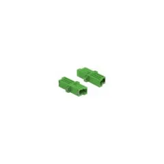 LWL Kupplung E2000 Simplex Buchse zu Simplex Buchse Singlemode grün