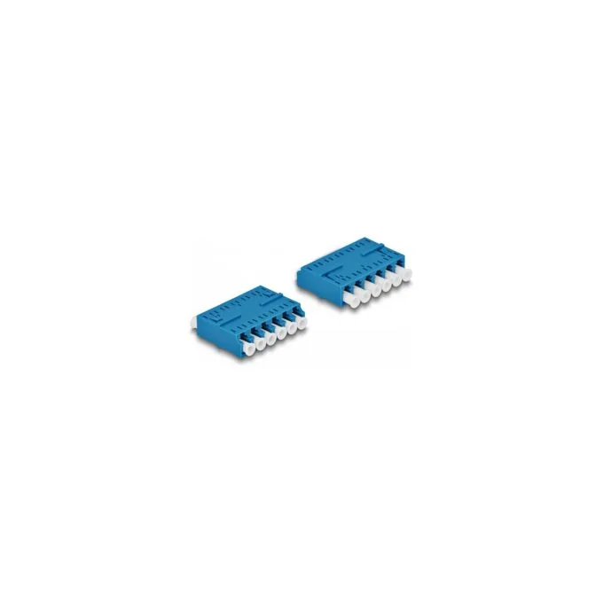 LWL Kupplung HD LC Hexaplex Buchse zu LC Hexaplex Buchse blau — image 2