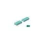 LWL Kupplung HD LC Octuplex Buchse zu LC Octuplex Buchse aqua
